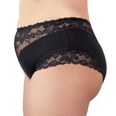Cottelli Curves Panties with Pearl Chain Cottelli Curves Panties with Pearl Chain