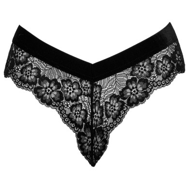 Cottelli Lingerie Lace Briefs with Chain Cottelli Lingerie Lace Briefs with Chain