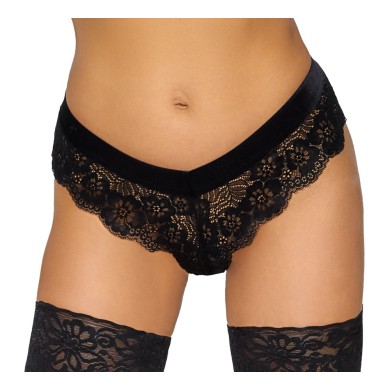 Cottelli Lingerie Lace Briefs with Chain Cottelli Lingerie Lace Briefs with Chain