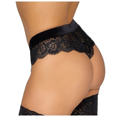Cottelli Lingerie Lace Briefs with Chain Cottelli Lingerie Lace Briefs with Chain