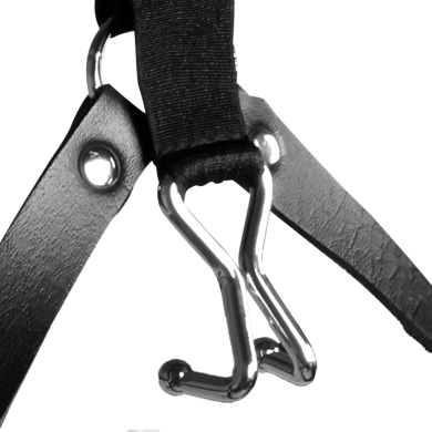 Ouch! Imbracatura per Testa con Gancio per Naso e Gag Ouch! Imbracatura per Testa con Gancio per Naso e Gag