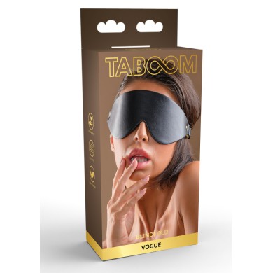 Black Leather Eye Mask Black Leather Eye Mask