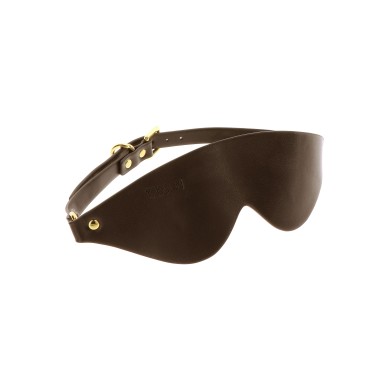 Maschera per Occhi in Pelle Nera Maschera per Occhi in Pelle Nera