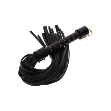 Black Faux Leather Whip Black Faux Leather Whip