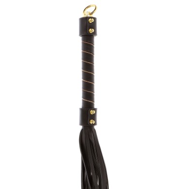 Black Faux Leather Whip Black Faux Leather Whip