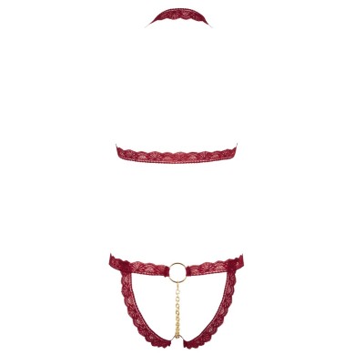Cottelli Lingerie Set in Stretch Lace Red Cottelli Lingerie Set in Stretch Lace Red