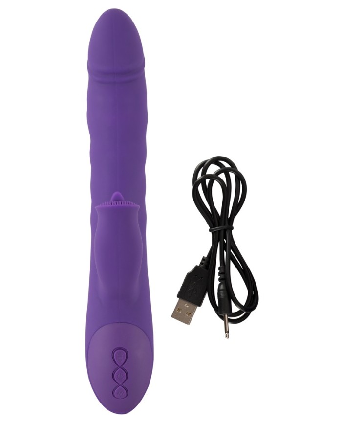 Sweet Smile Vibratore Rabbit con Spinta e Rotazione Sweet Smile Vibratore Rabbit con Spinta e Rotazione