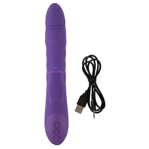 Sweet Smile Vibratore Rabbit con Spinta e Rotazione Sweet Smile Vibratore Rabbit con Spinta e Rotazione