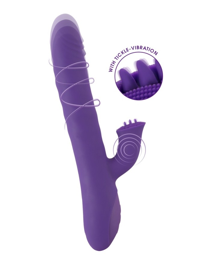 Sweet Smile Vibratore Rabbit con Spinta e Rotazione Sweet Smile Vibratore Rabbit con Spinta e Rotazione