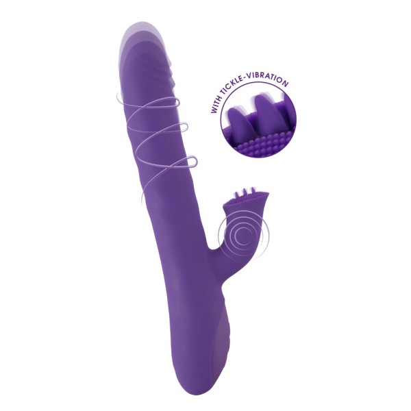 Sweet Smile Vibratore Rabbit con Spinta e Rotazione Sweet Smile Vibratore Rabbit con Spinta e Rotazione