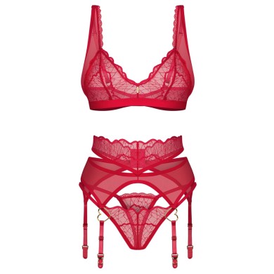 Obsessive Cupid Desir Bra and Suspender Set Obsessive Cupid Desir Bra and Suspender Set