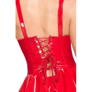 Black Level Red Vinyl Dress Black Level Red Vinyl Dress