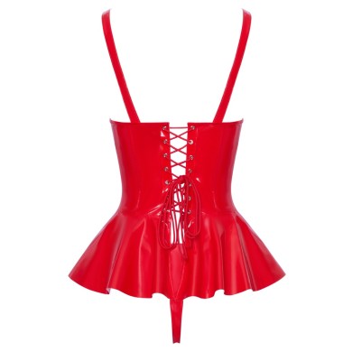 Black Level Red Vinyl Dress Black Level Red Vinyl Dress