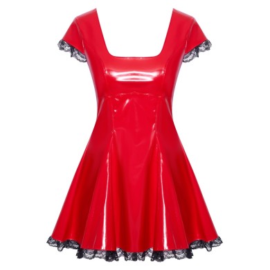 Black Level Red Vinyl Dress Black Level Red Vinyl Dress