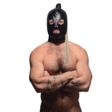 Strict Maschera Bondage con Coda di Cavallo Strict Maschera Bondage con Coda di Cavallo