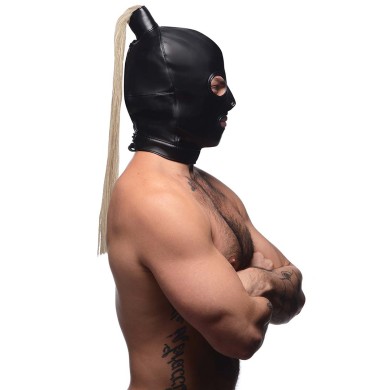Strict Maschera Bondage con Coda di Cavallo Strict Maschera Bondage con Coda di Cavallo