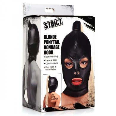 Strict Maschera Bondage con Coda di Cavallo Strict Maschera Bondage con Coda di Cavallo