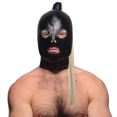Strict Maschera Bondage con Coda di Cavallo Strict Maschera Bondage con Coda di Cavallo