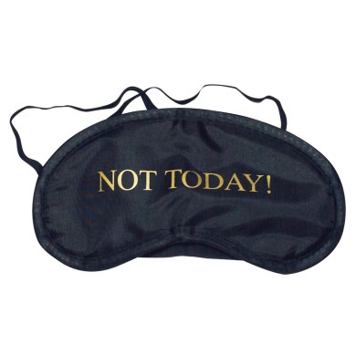 Blindfold with Writing Blindfold with Writing