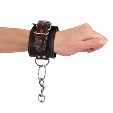Bad Kitty Red Heart Handcuffs Bad Kitty Red Heart Handcuffs