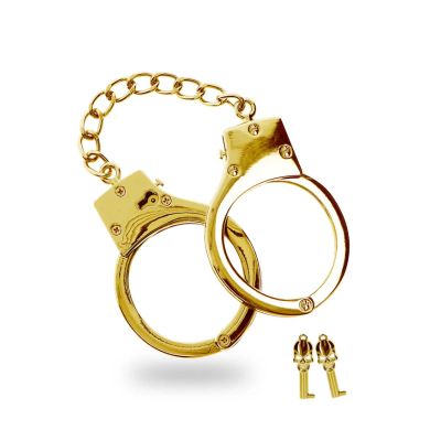 Gold Plated Handcuffs Gold Plated Handcuffs