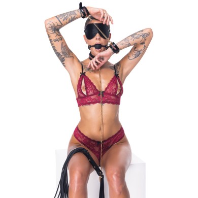 Bad Kitty Bondage Set in Ecopelle Bad Kitty Bondage Set in Ecopelle