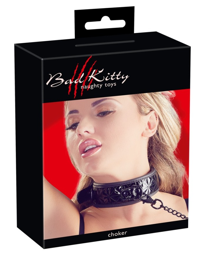 Bad Kitty Collar with Leash Bad Kitty Collar with Leash