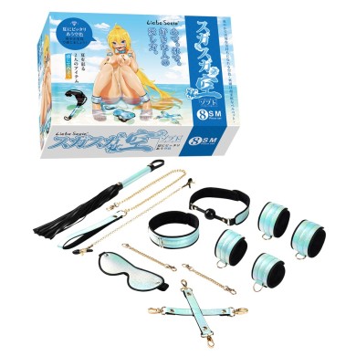 Liebe Seele 8 Piece Bondage Set - Vivid Sorairo Liebe Seele 8 Piece Bondage Set - Vivid Sorairo