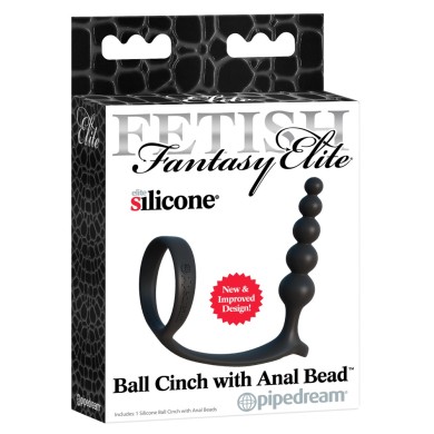 Fetish Fantasy Elite Ball Cinch with Anal Bead Fetish Fantasy Elite Ball Cinch with Anal Bead