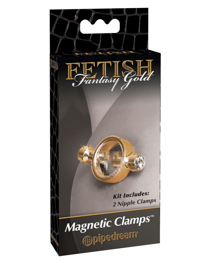 Fetish Fantasy Gold Magnetic Clamps Fetish Fantasy Gold Magnetic Clamps