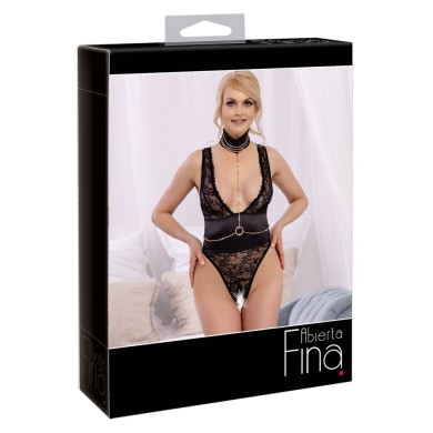 Abierta Fina Elegante Body con Scollatura V Abierta Fina Elegante Body con Scollatura V