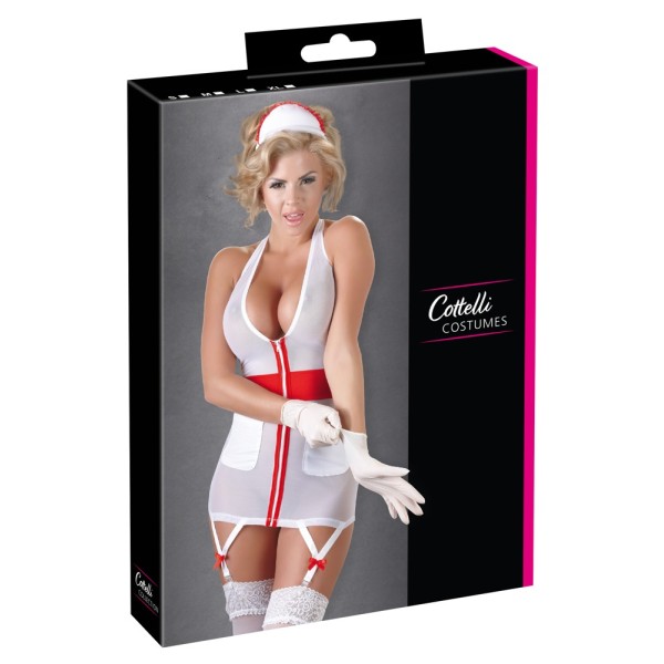 Cottelli Costumes Costume da Infermiera Erotico Semitrasparente Cottelli Costumes Costume da Infermiera Erotico Semitrasparente
