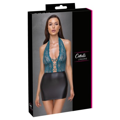 Cottelli Lingerie Vestito in Pizzo con Gonna Corta Cottelli Lingerie Vestito in Pizzo con Gonna Corta