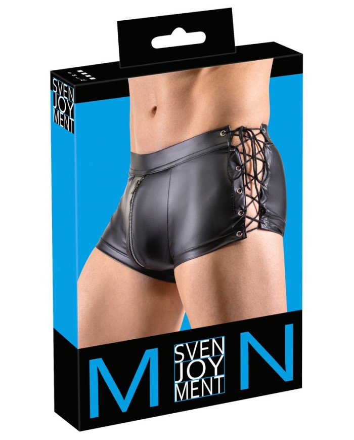 Svenjoyment Pants Pantaloncini Corti Attillati con Allacciatura Svenjoyment Pants Pantaloncini Corti Attillati con Allacciatura