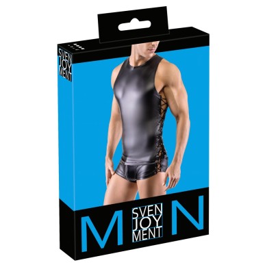 Svenjoyment Camicetta Attillata con Allacciature Svenjoyment Camicetta Attillata con Allacciature