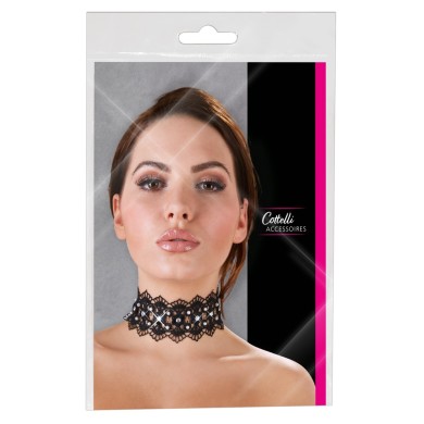 Cottelli Accessoires Girocollo con Strass e Ricami Cottelli Accessoires Girocollo con Strass e Ricami
