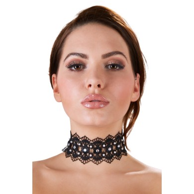 Cottelli Accessoires Girocollo con Strass e Ricami Cottelli Accessoires Girocollo con Strass e Ricami